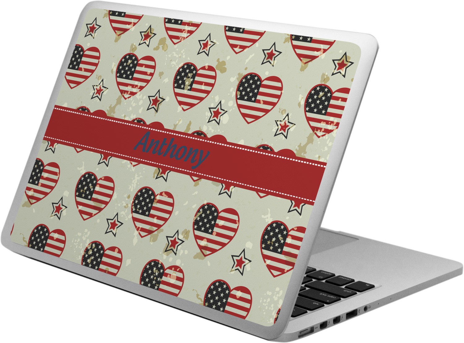 Americana Laptop Skin Custom Sized (Personalized) YouCustomizeIt