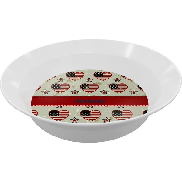 Custom Americana Melamine Bowl (Personalized)