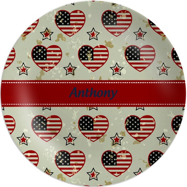 Custom Americana Melamine Plate (Personalized)