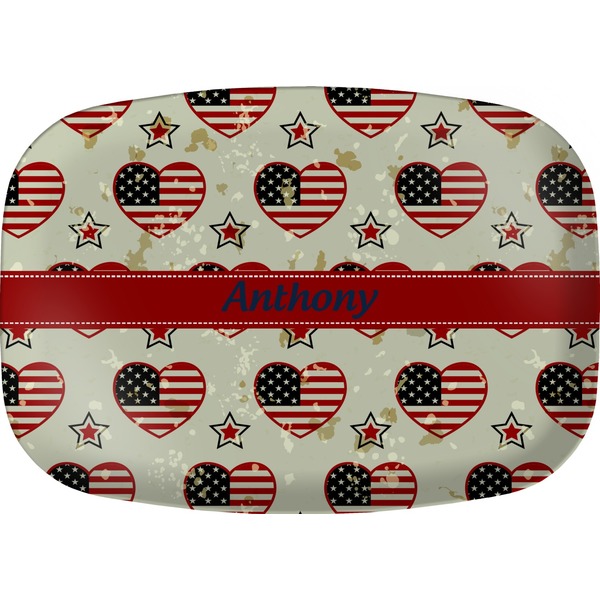Custom Americana Melamine Platter (Personalized)