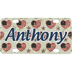 Americana Mini / Bicycle License Plate (4 Holes) (Personalized)