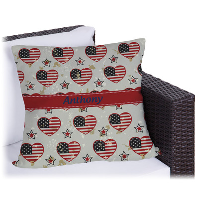 Americana Outdoor Pillow - 20" (Personalized)