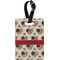 Americana Plastic Luggage Tag - Rectangular w/ Name or Text