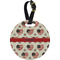 4th of July Personalized Round Luggage Tag