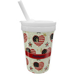Americana Sippy Cup with Straw (Personalized)
