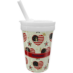 Americana Sippy Cup with Straw (Personalized)