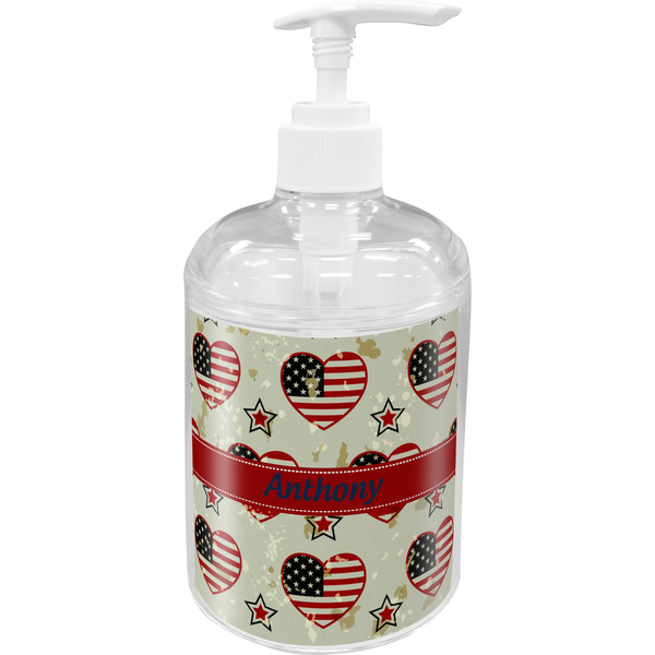 Custom Americana Acrylic Soap & Lotion Bottle (Personalized)