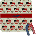 Americana Square Fridge Magnet (Personalized)