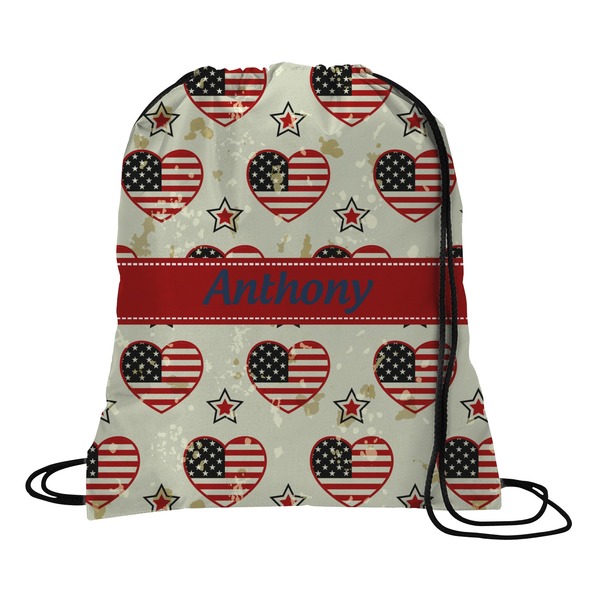 Custom Americana Drawstring Backpack (Personalized)