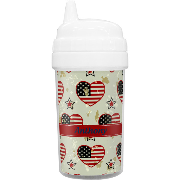 Custom Americana Toddler Sippy Cup (Personalized)