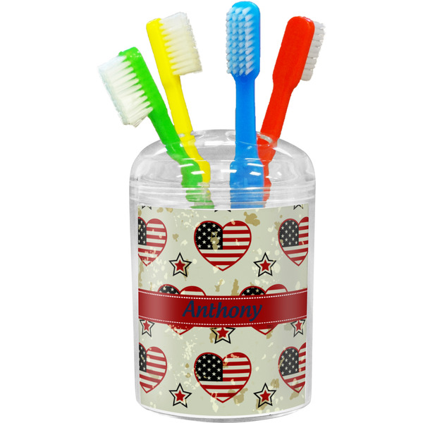 Custom Americana Toothbrush Holder (Personalized)