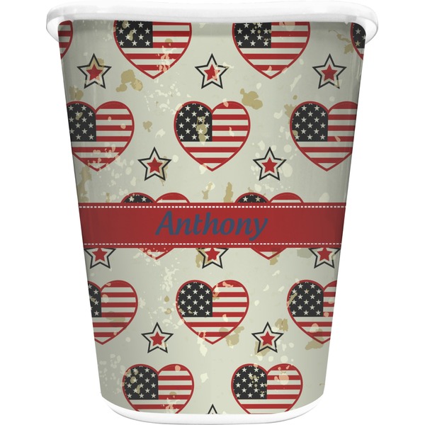 Custom Americana Waste Basket (Personalized)