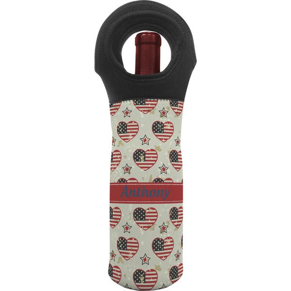 Custom Americana Wine Tote Bag (Personalized)