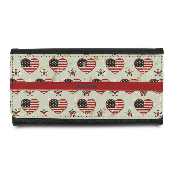 Custom Americana Leatherette Ladies Wallet (Personalized)