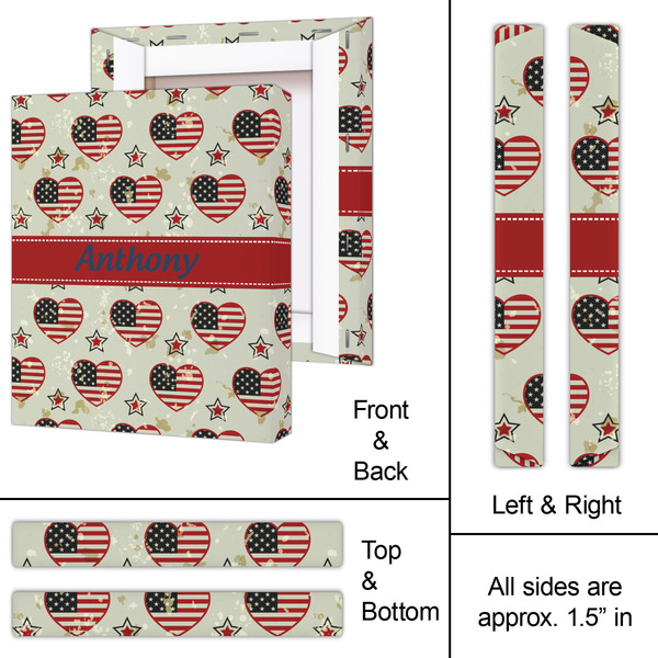 Americana 11x14 - Canvas Print - Approval