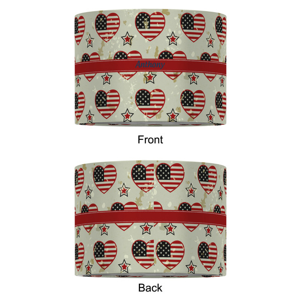 Americana 12" Drum Lampshade - APPROVAL (Fabric)