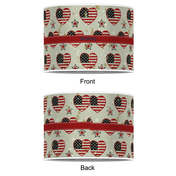 Americana 12" Drum Lampshade - APPROVAL (Poly Film)