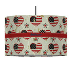 Americana 12" Drum Pendant Lamp - Fabric (Personalized)