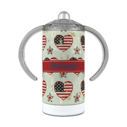 Americana 12 oz Stainless Steel Sippy Cup (Personalized)