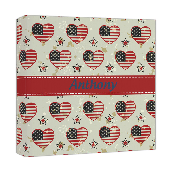 Custom Americana Canvas Print - 12x12 (Personalized)