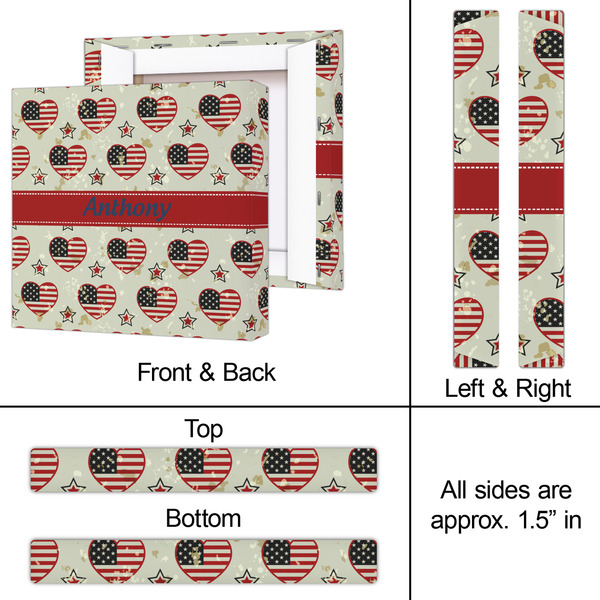 Americana 12x12 - Canvas Print - Approval