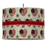 Americana 16" Drum Pendant Lamp - Fabric (Personalized)