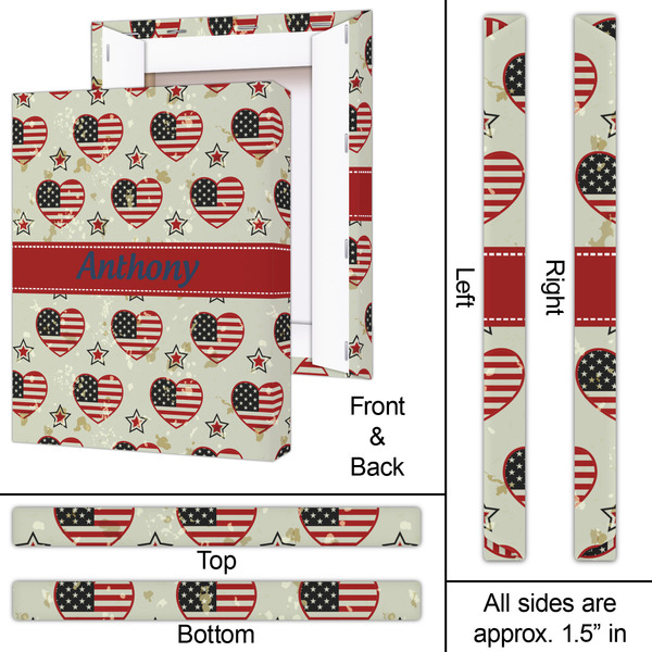 Americana 16x20 - Canvas Print - Approval