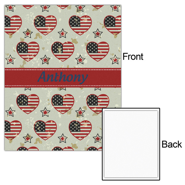 Americana 16x20 - Matte Poster - Front & Back