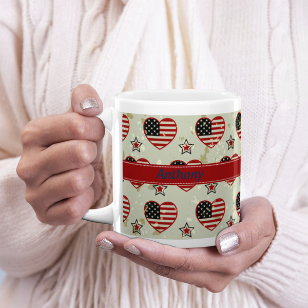 Americana 20oz Coffee Mug - LIFESTYLE