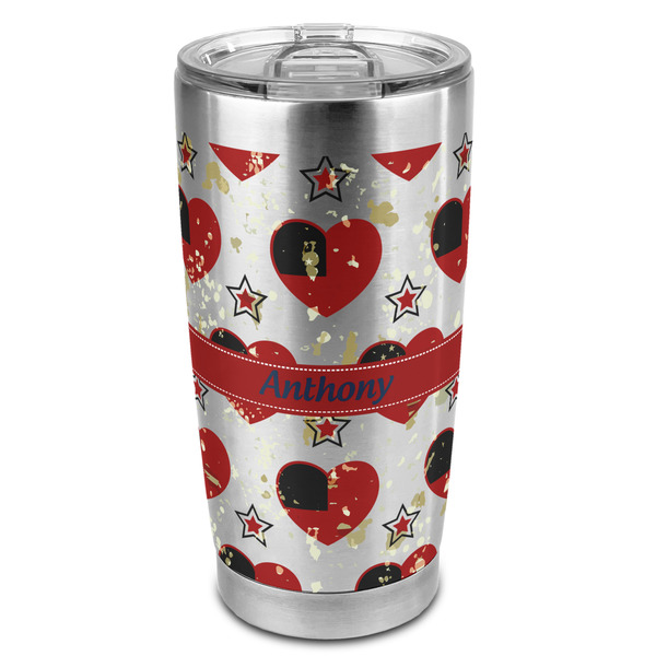 Custom Americana 20oz Stainless Steel Double Wall Tumbler - Full Print (Personalized)