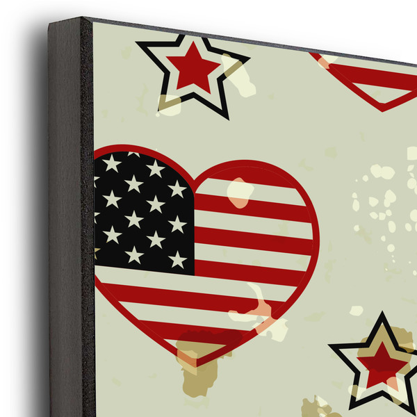 Americana 20x24 Wood Print - Closeup