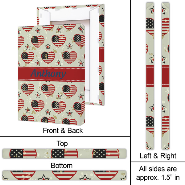 Americana 20x30 - Canvas Print - Approval