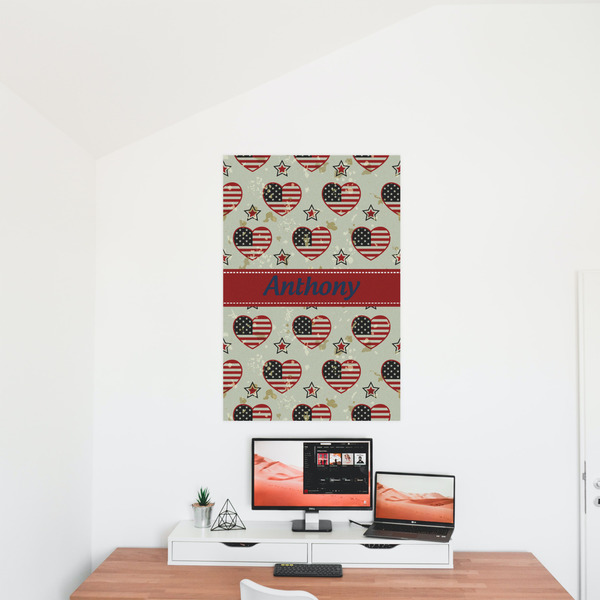 Americana 24x36 - Matte Poster - On the Wall