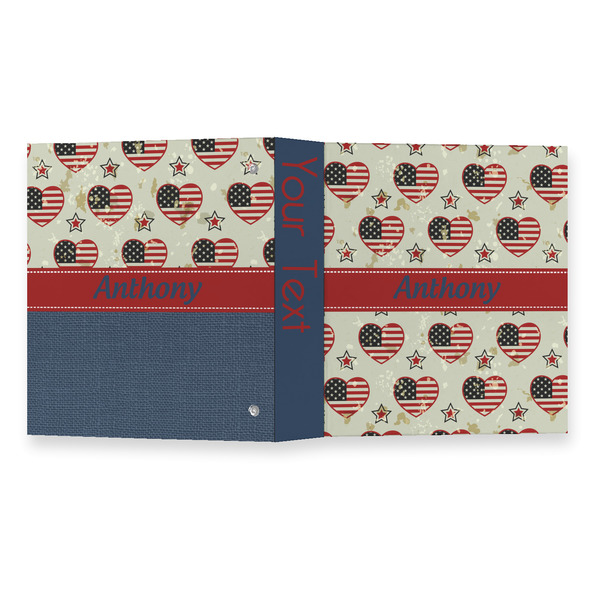 Americana 3 Ring Binders - Full Wrap - 1" - OPEN OUTSIDE