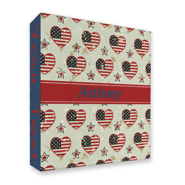 Custom Americana 3 Ring Binder - Full Wrap - 2" (Personalized)