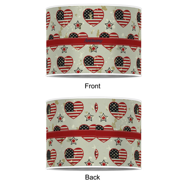 Americana 8" Drum Lampshade - APPROVAL (Poly Film)