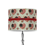 Americana 8" Drum Lamp Shade - Poly-film (Personalized)