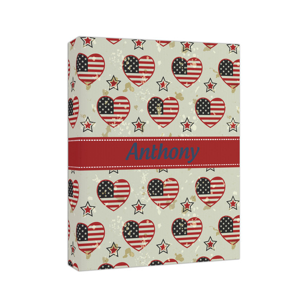 Americana 8x10 - Canvas Print - Angled View