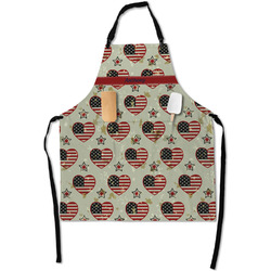 Americana Apron With Pockets w/ Name or Text