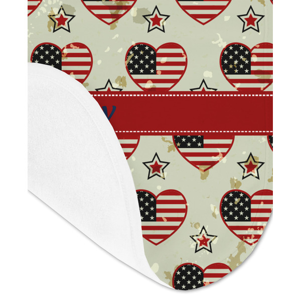 Americana Baby Bib - AFT detail