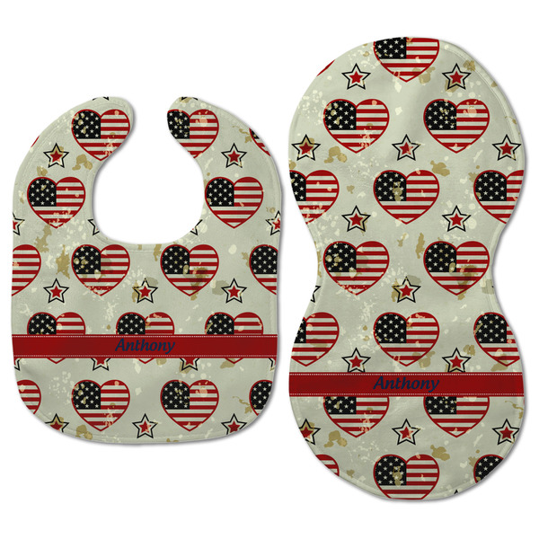 Americana Baby Bib & Burp Set - Approval (new bib & burp)