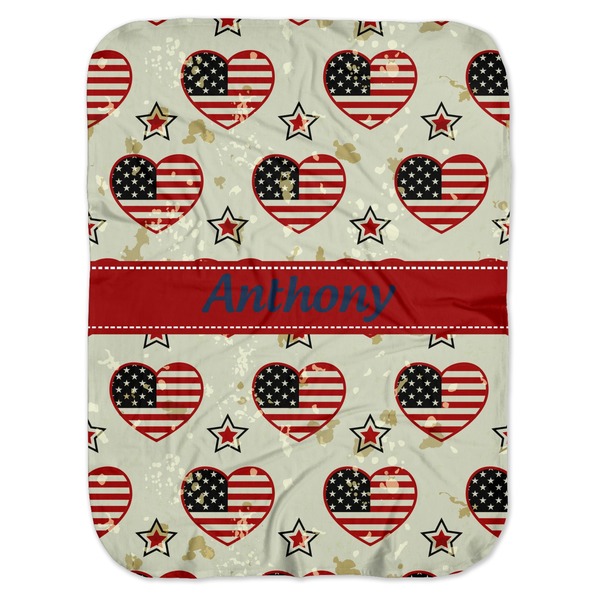 Custom Americana Baby Swaddling Blanket (Personalized)