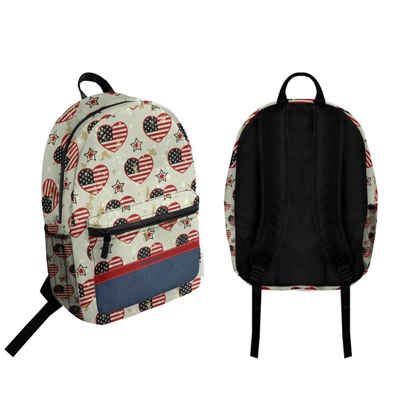 Americana Backpack front and back - Apvl