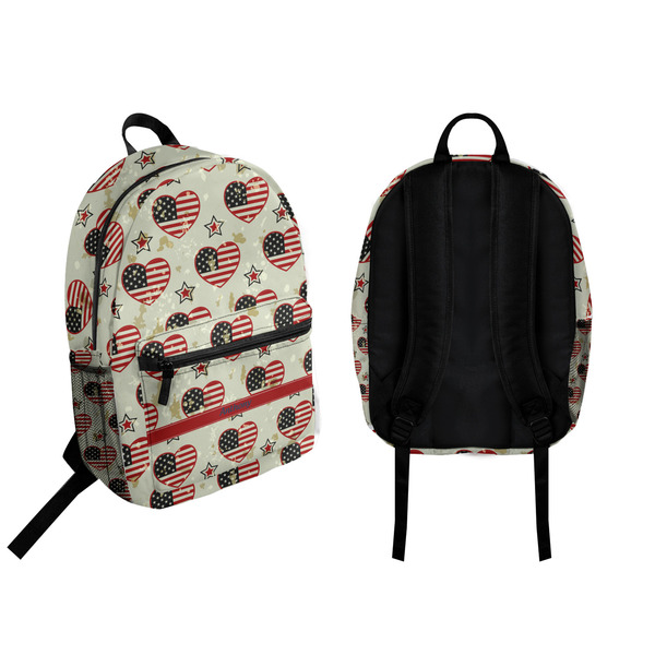 Americana Backpack front and back - Apvl