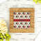 Americana Bamboo Trivet with 6" Tile - LIFESTYLE