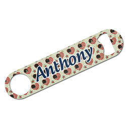 Americana Bar Bottle Opener w/ Name or Text