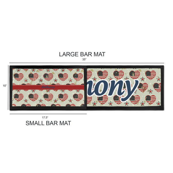Americana Bar Mats - Sizing Chart