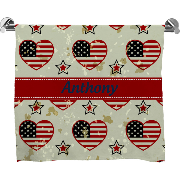 Custom Americana Bath Towel (Personalized)