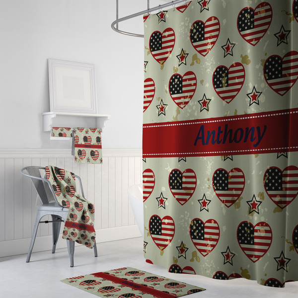 Americana Bath Towel Sets - 3-piece - In Context