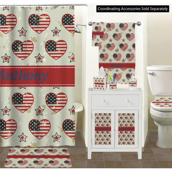 Americana Bathroom Scene